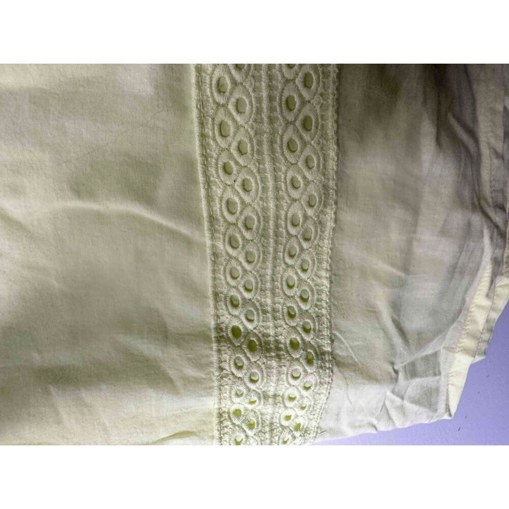 Old Navy Dress - Womens XL Pastel Lime Green Yellow Sleeveless Lace Sundress - Picture 6 of 7